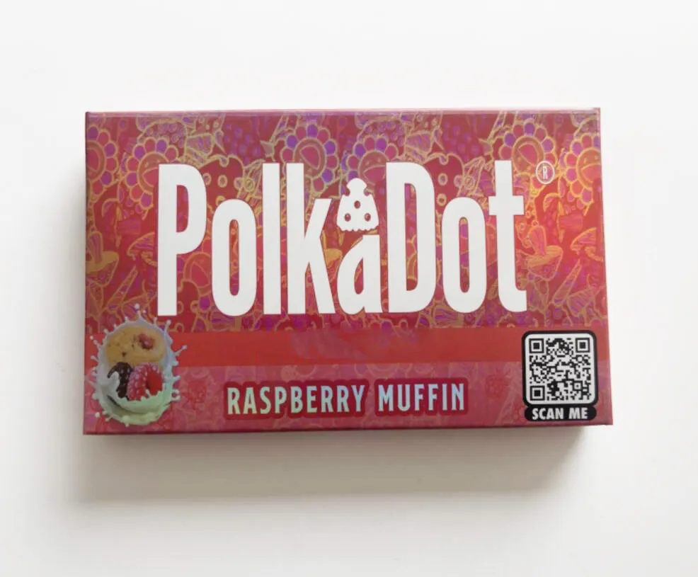 Polkadot Raspberry Muffin Chocolate Bar Polkadot Raspberry Muffin Chocolate Bar
