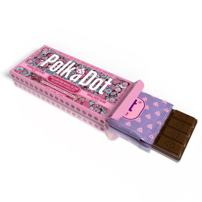 Chocolate Cherry Cordial Polkadot Chocolate bar