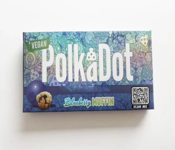Polkadot Blueberry Muffin Magic Chocolate Bar