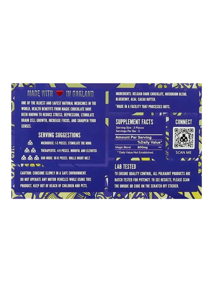 Blue-Acai-Back-PolkaDot-Magic-Mushroom-Belgian-Chocolate.webp PolkaDot Blue Acai Chocolate Bar