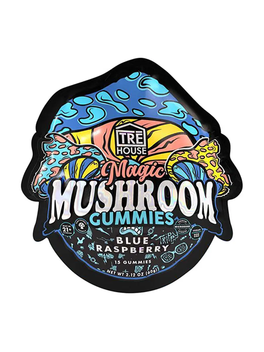 Blue Raspberry Tre House Magic Mushroom Gummies Blue Raspberry Tre House Magic Mushroom Gummies