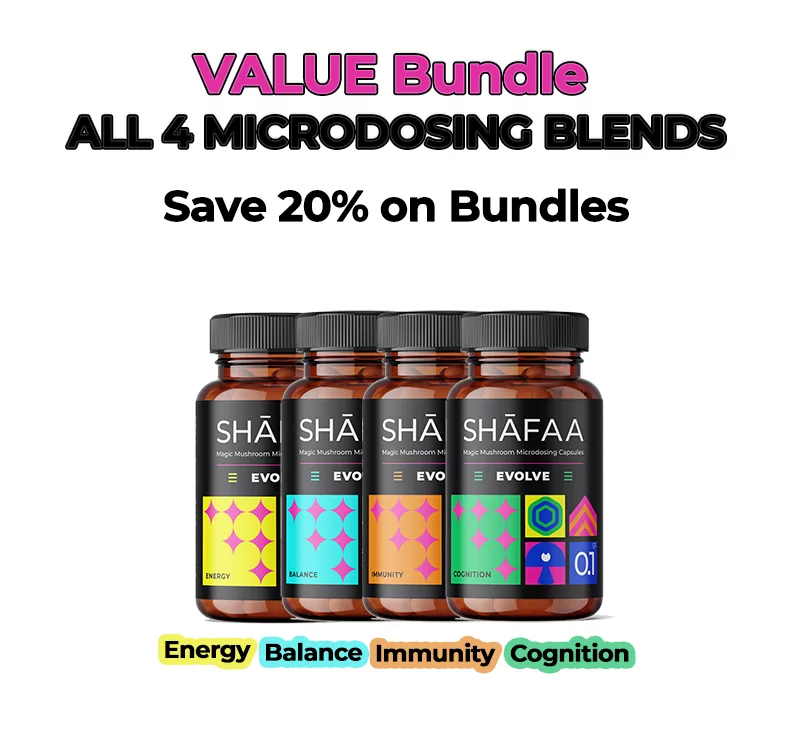 HOME / CAPSULE STACKS ALL Blends Bundle Microdosing Shrooms Capsules HOME / CAPSULE STACKS ALL Blends Bundle Microdosing Shrooms Capsules