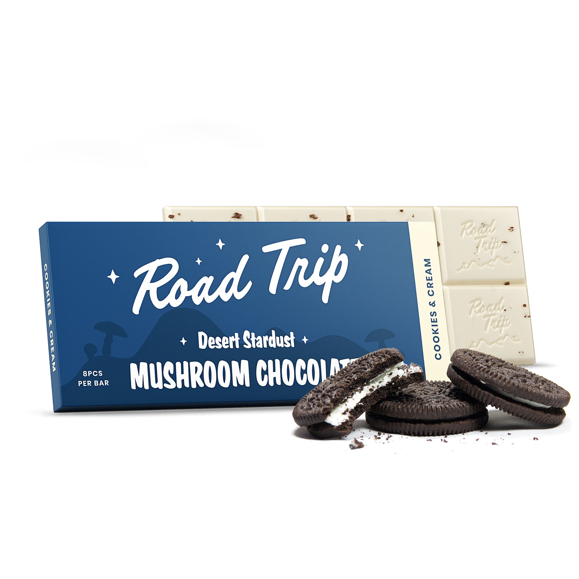Desert Stardust Mushroom Chocolate – Cookies & Cream Desert Stardust Mushroom Chocolate – Cookies & Cream