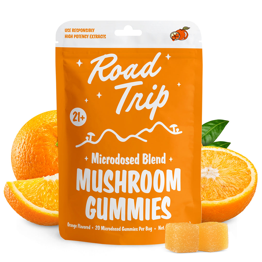 Microdosed Blend Road Trip Gummies - Orange Microdosed Blend Road Trip Gummies - Orange