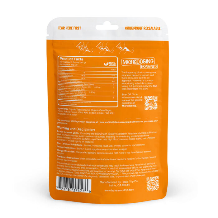 Daytrip_Pouch_Back_pink_lemonade Microdosed Blend Road Trip Gummies - Pink Lemonade