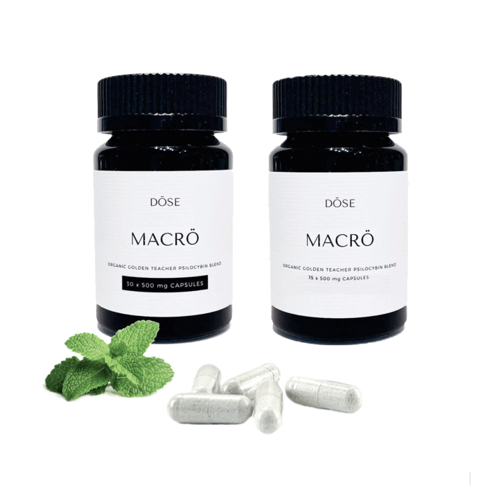 Dose-MACRO-Macrodose-Psilocybin-Capsules.png Dose MACRO Macrodose Psilocybin Capsules