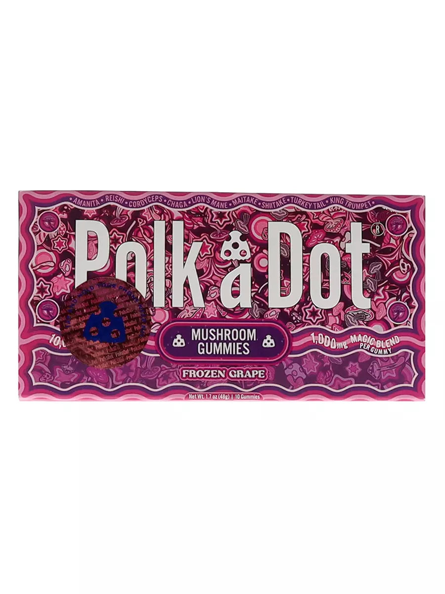 Frozen Grape PolkaDot Magic Mushroom Belgian Magic Blend Gummies Frozen Grape PolkaDot Magic Mushroom Belgian Magic Blend Gummies