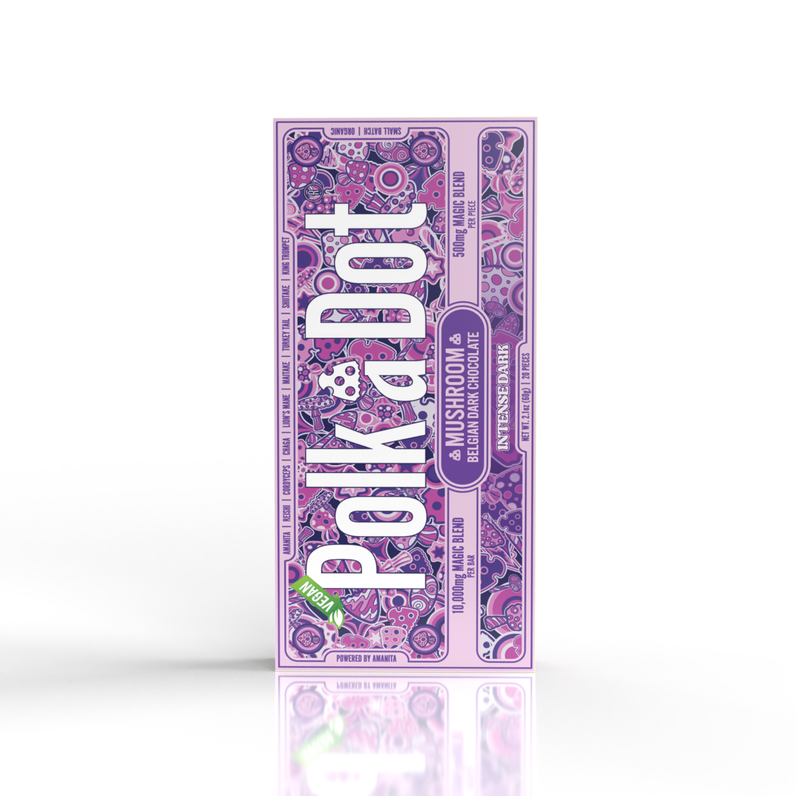 Intense Dark Polkadot Chocolate bar Intense Dark Polkadot Chocolate bar