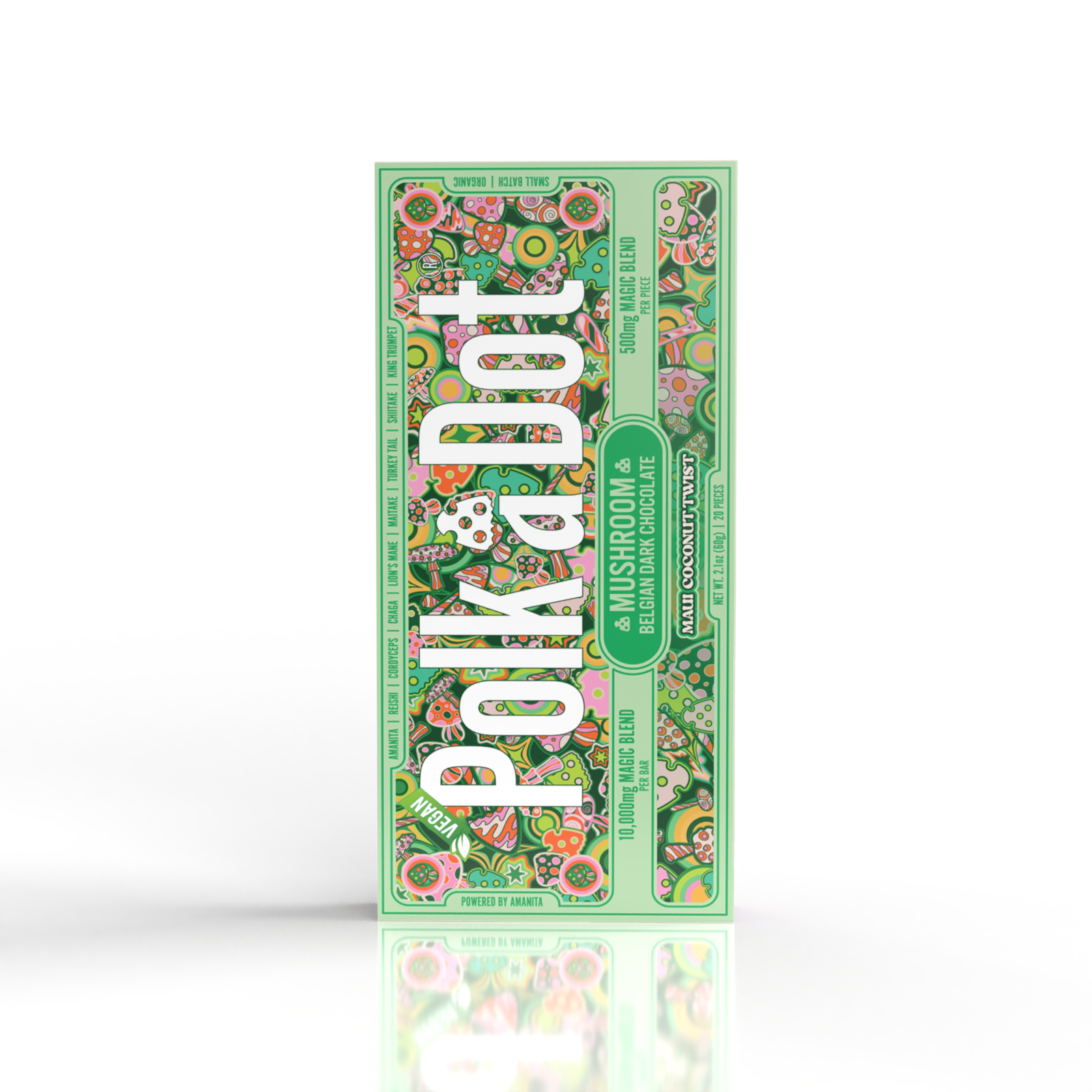 Maui Coconut Twist Polkadot Chocolate bar Maui Coconut Twist Polkadot Chocolate bar