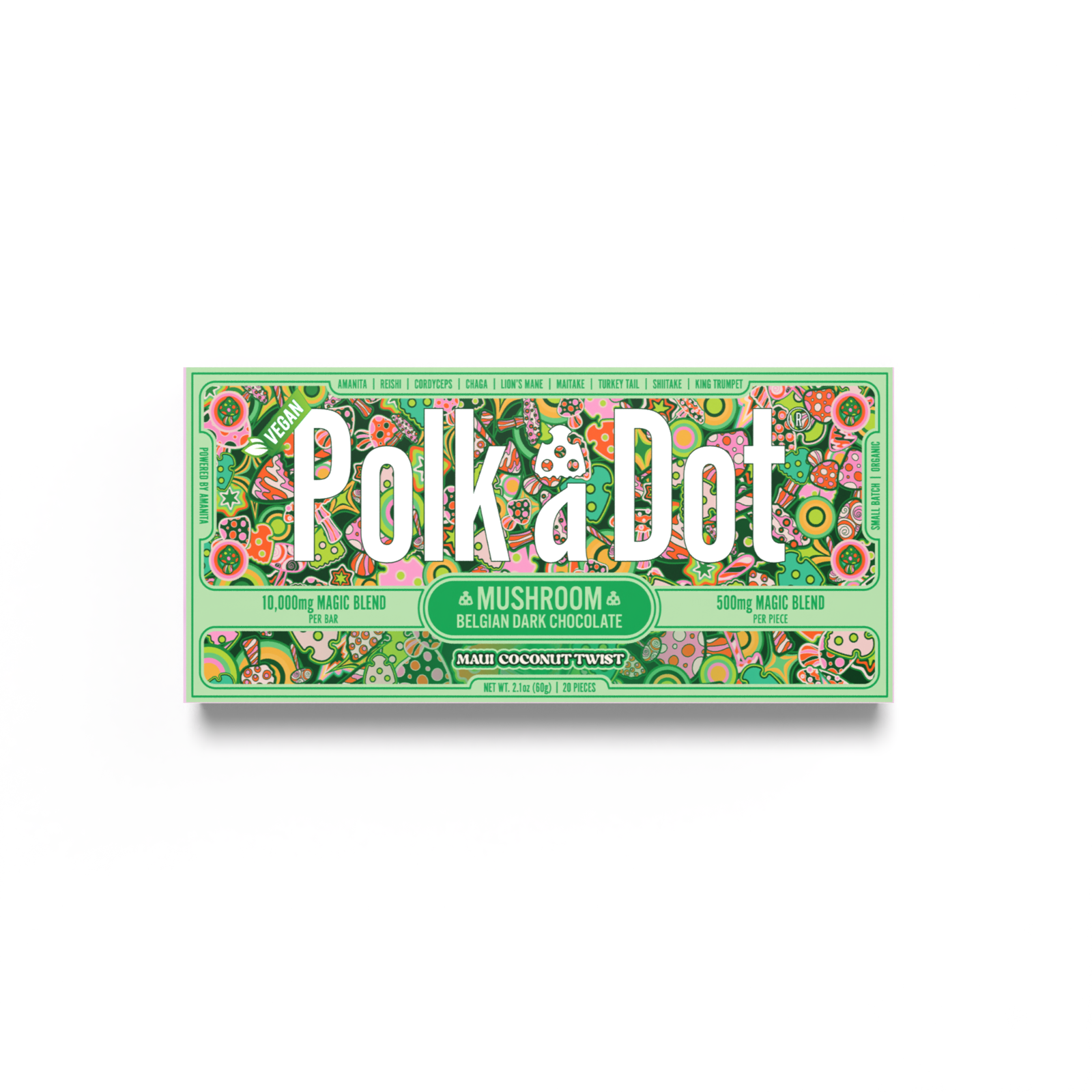 Maui Coconut Twist Polkadot Chocolate bar Maui Coconut Twist Polkadot Chocolate bar - Image 3