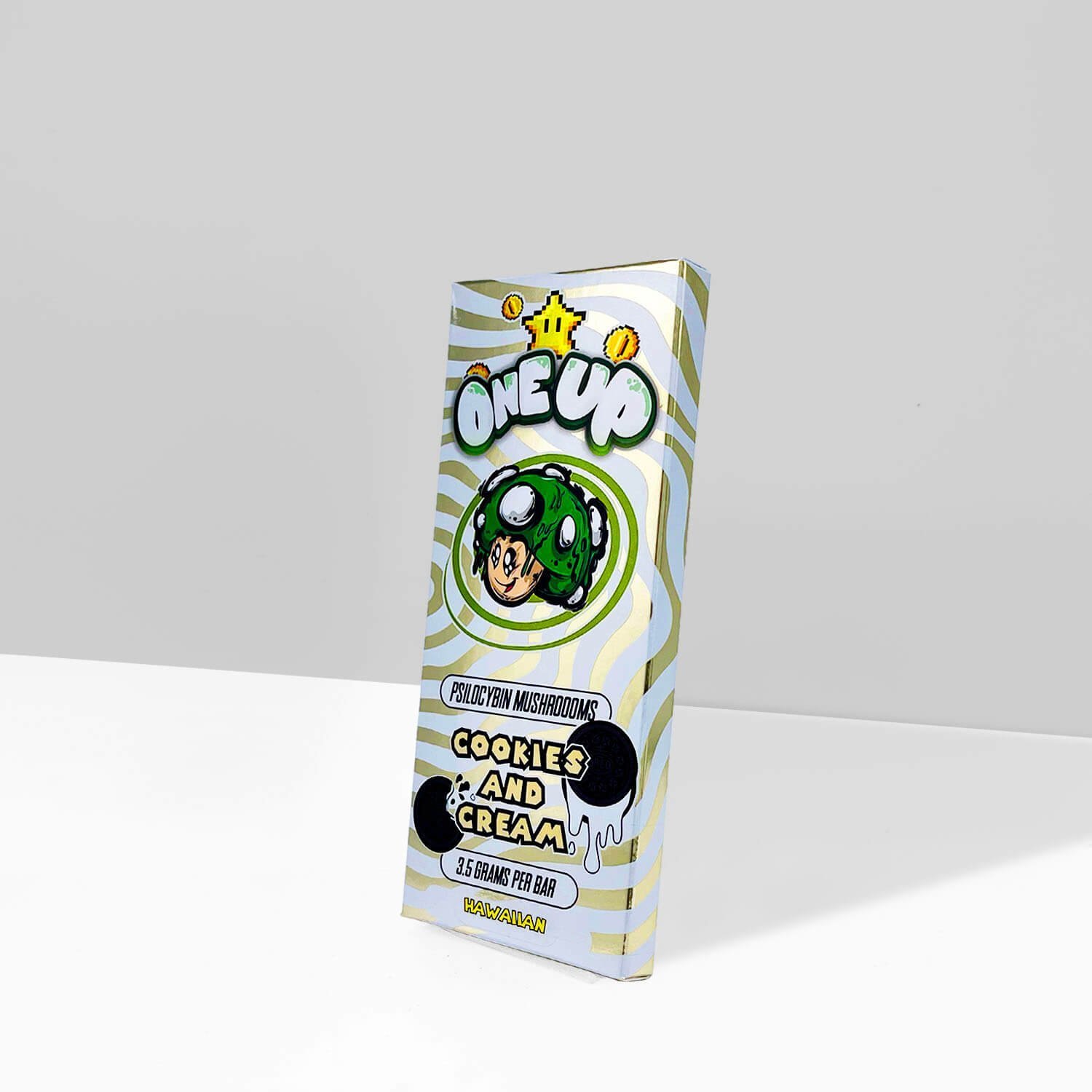 One Up Mushroom Bars Cookies and Cream One Up Mushroom Bars Cookies and Cream