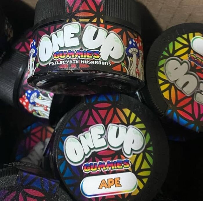One-Up-Psilocybin-Gummies.jpg One Up Gummies Ape 3.5g