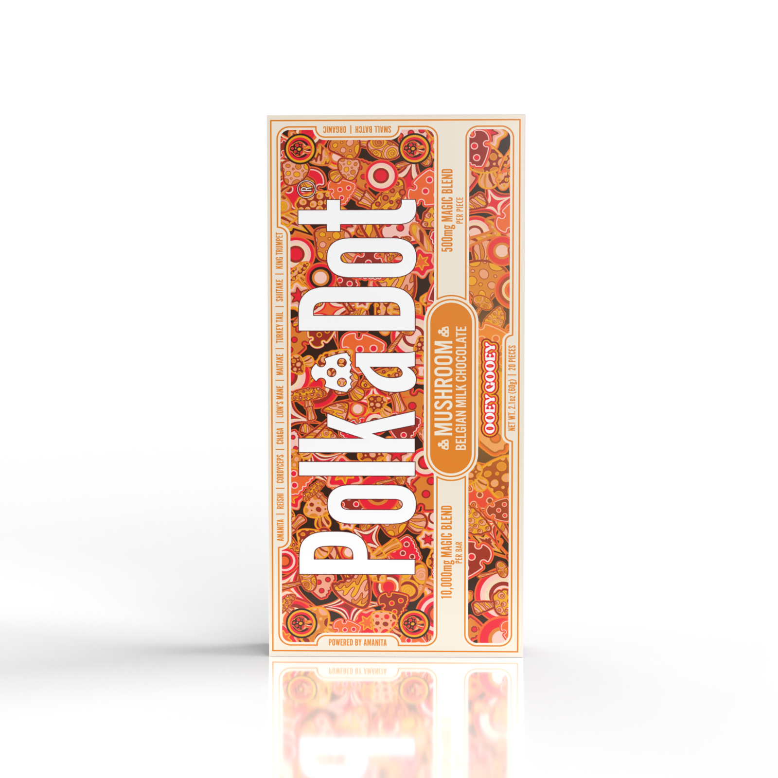 Ooey Gooey Polkadot Chocolate bar Ooey Gooey Polkadot Chocolate bar