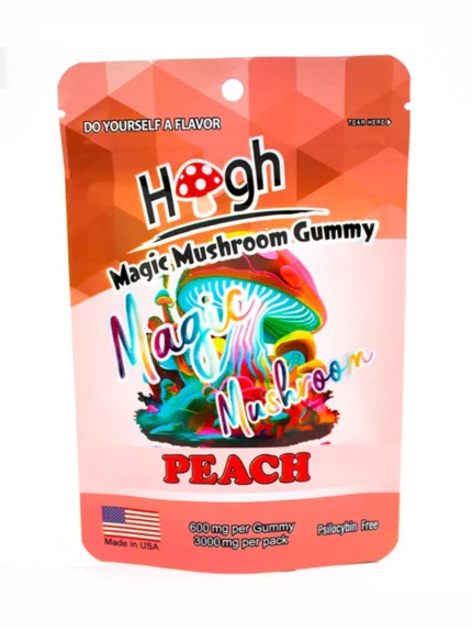 Peach High Magic Mushroom Gummies 3000mg