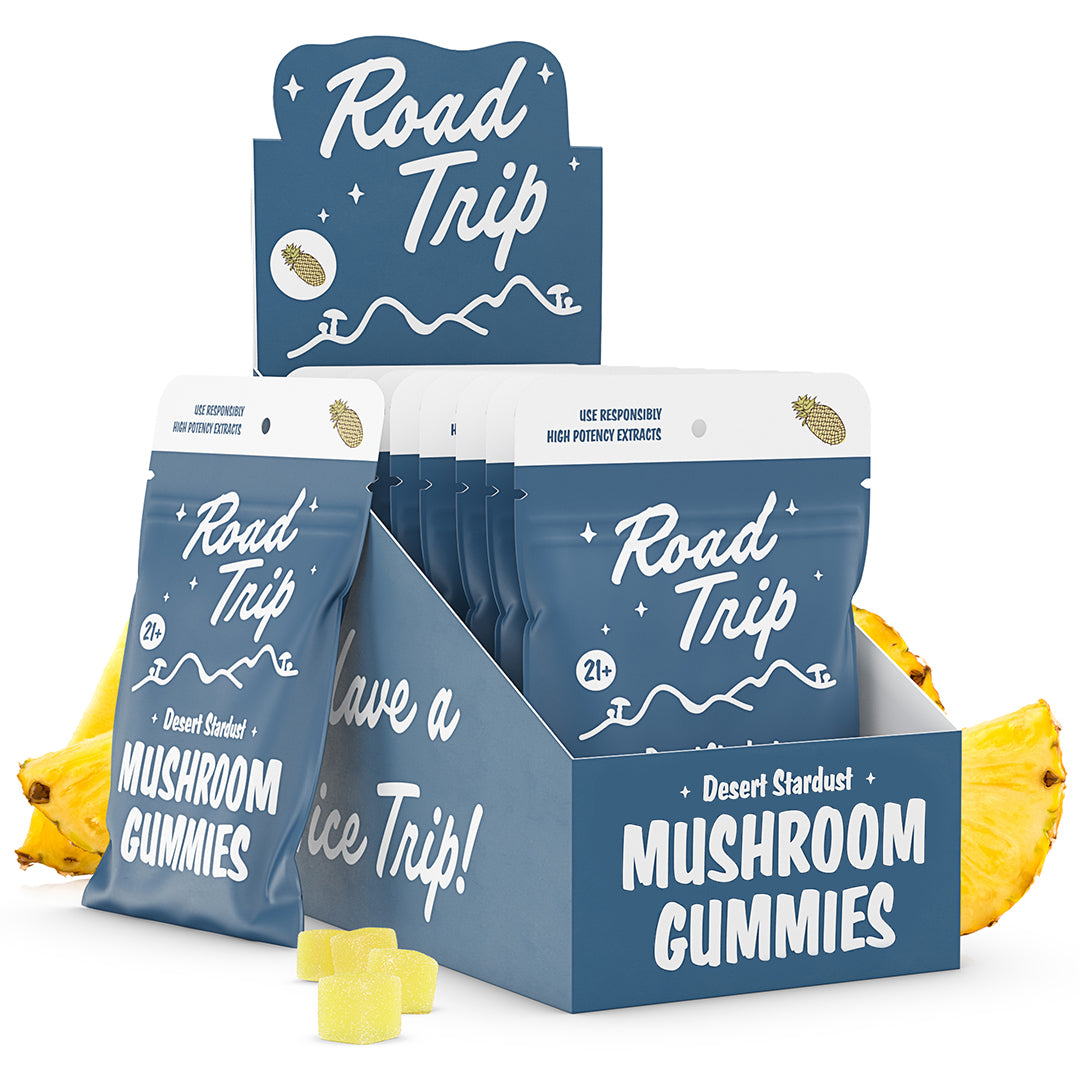 Desert Stardust Magic Mushroom Road Trip Gummies - Pineapple Desert Stardust Magic Mushroom Road Trip Gummies - Pineapple - Image 2