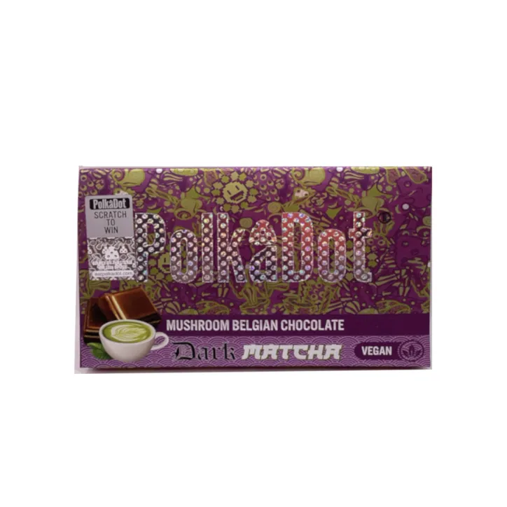 Polkadot Dark Matcha Chocolate Bar Polkadot Dark Matcha Chocolate Bar