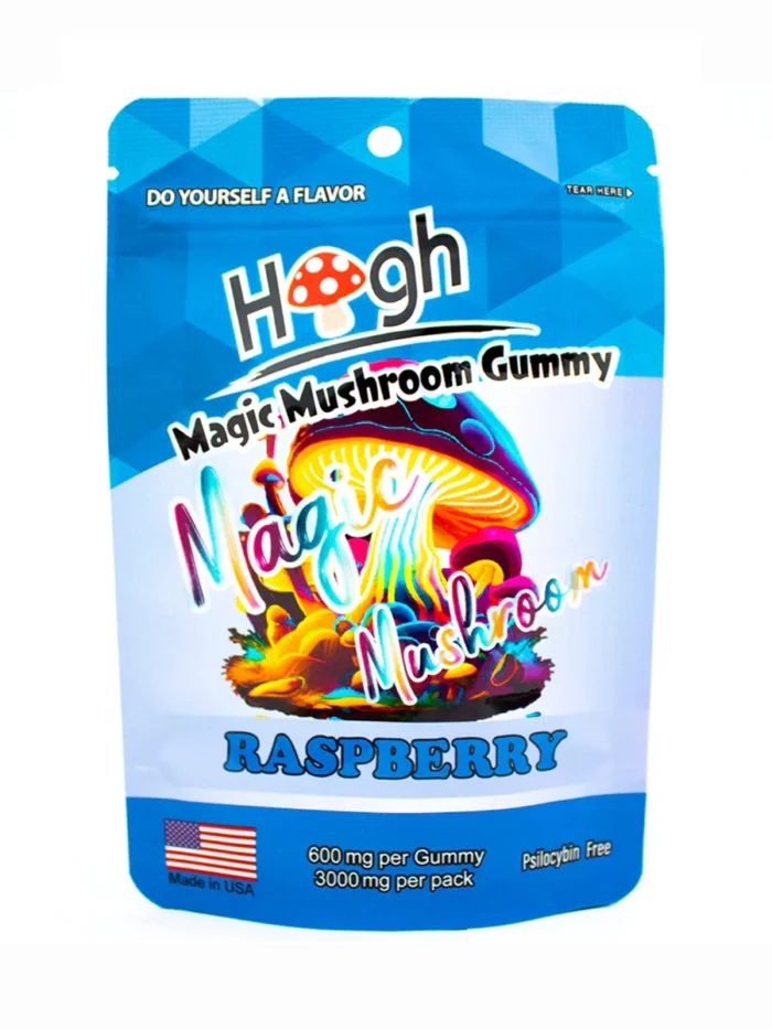 Raspberry High Magic Mushroom Gummies 3000mg