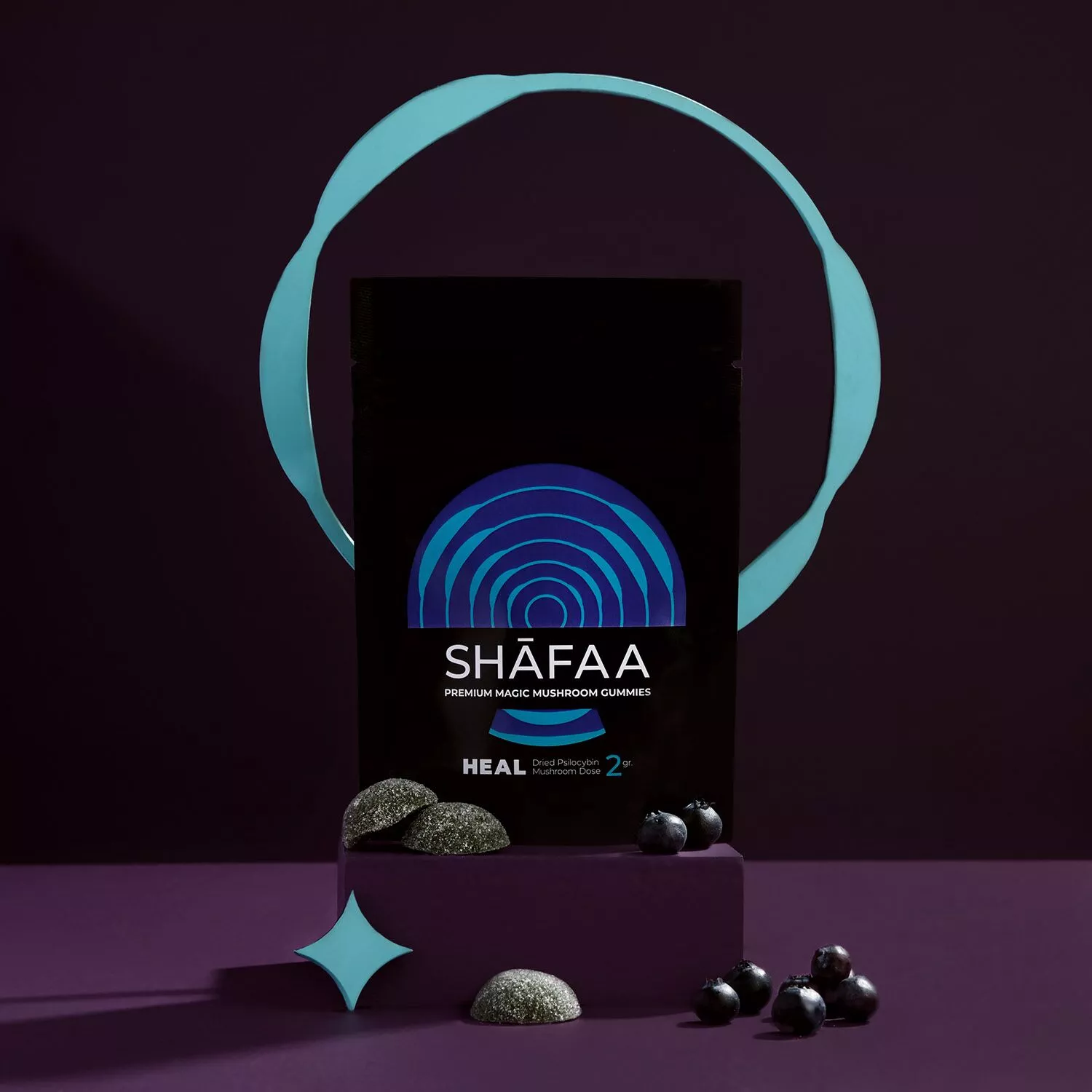 SHAFAA Heal Magic Mushroom Gummies (2g) SHAFAA Heal Magic Mushroom Gummies (2g)