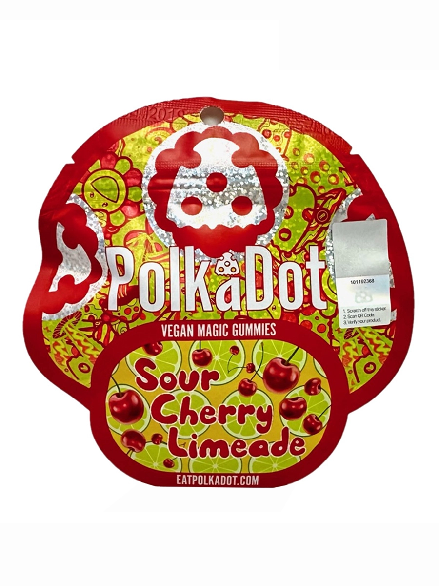 Sour Cherry Limeade Polkadot Vegan Magic Gummies 4G Sour Cherry Limeade Polkadot Vegan Magic Gummies 4G