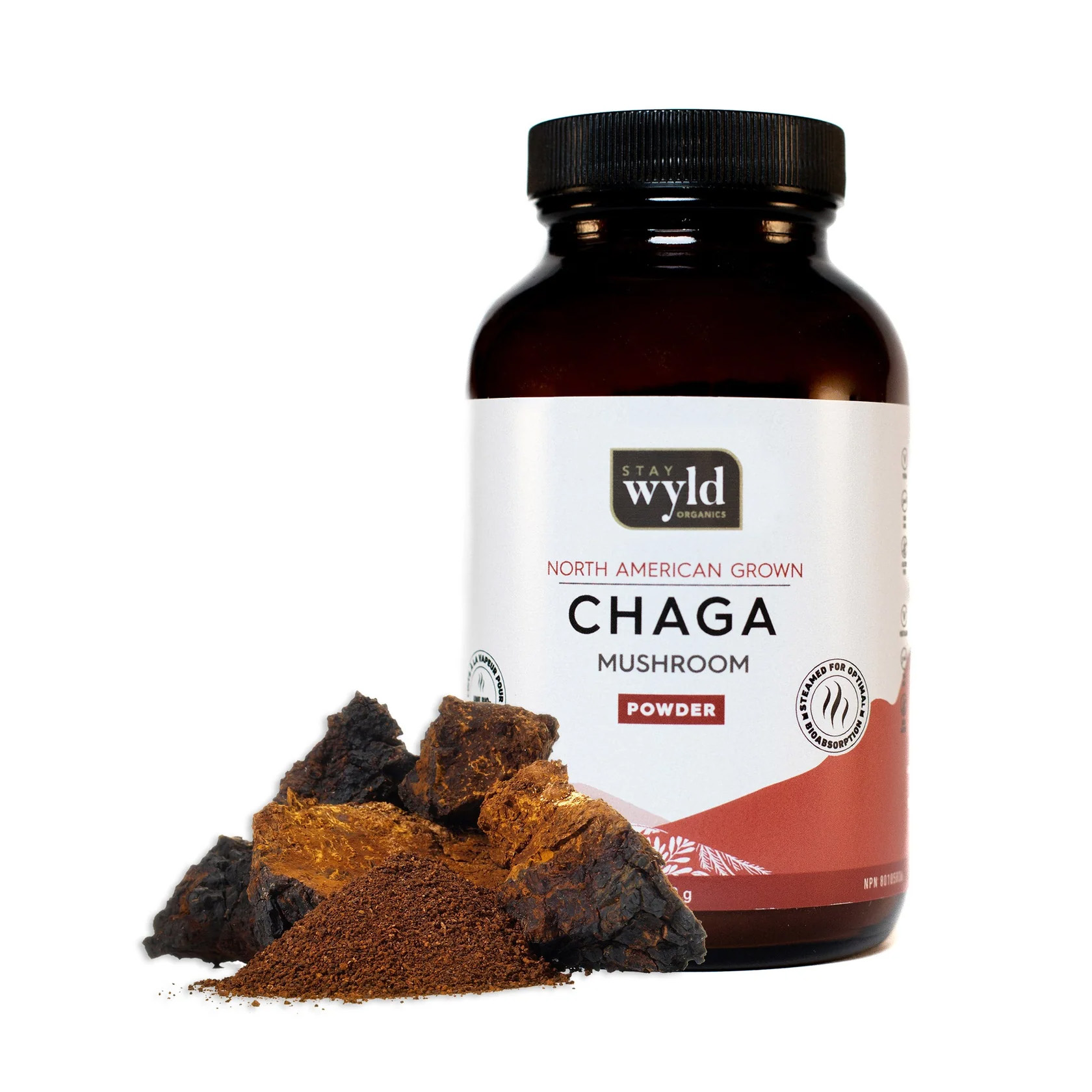 Stay Wyld Organics – Chaga Mushroom Powder (100g) Stay Wyld Organics – Chaga Mushroom Powder (100g)