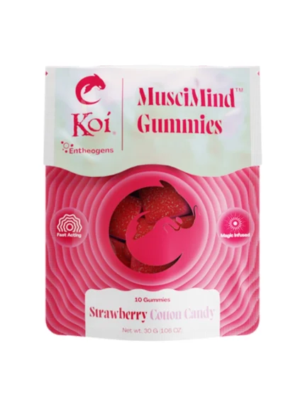 Strawberry Cotton Candy Koi Psychedelic Muscimind Gummies 10ct 30g