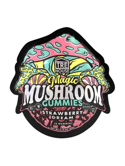 Strawberry Dream Tre House Magic Mushroom Gummies