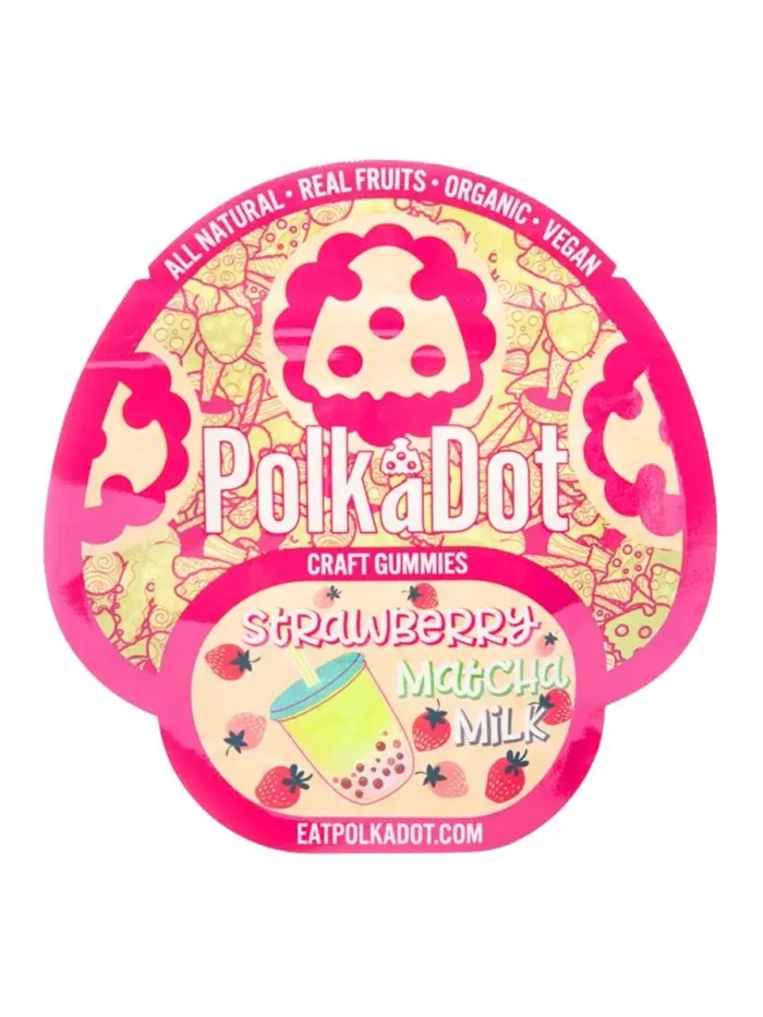 Strawberry-Matcha-Milk-Polkadot-Craft-Gummies-4G.webp Strawberry Matcha Milk Polkadot Craft Gummies 4G