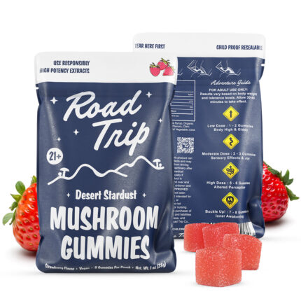 Desert Stardust Magic Mushroom Road Trip Gummies - Strawberry Desert Stardust Magic Mushroom Road Trip Gummies - Strawberry