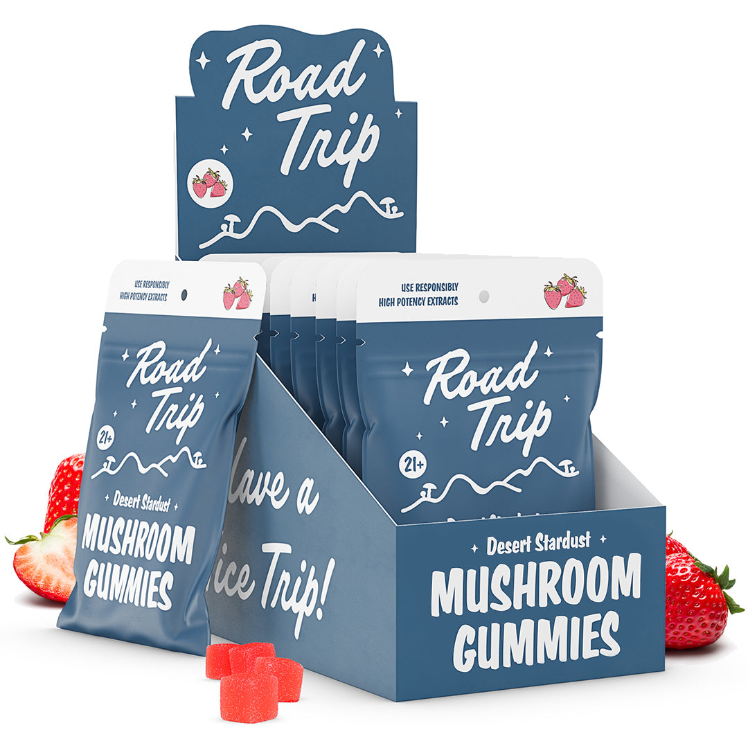 Desert Stardust Magic Mushroom Road Trip Gummies - Strawberry Desert Stardust Magic Mushroom Road Trip Gummies - Strawberry