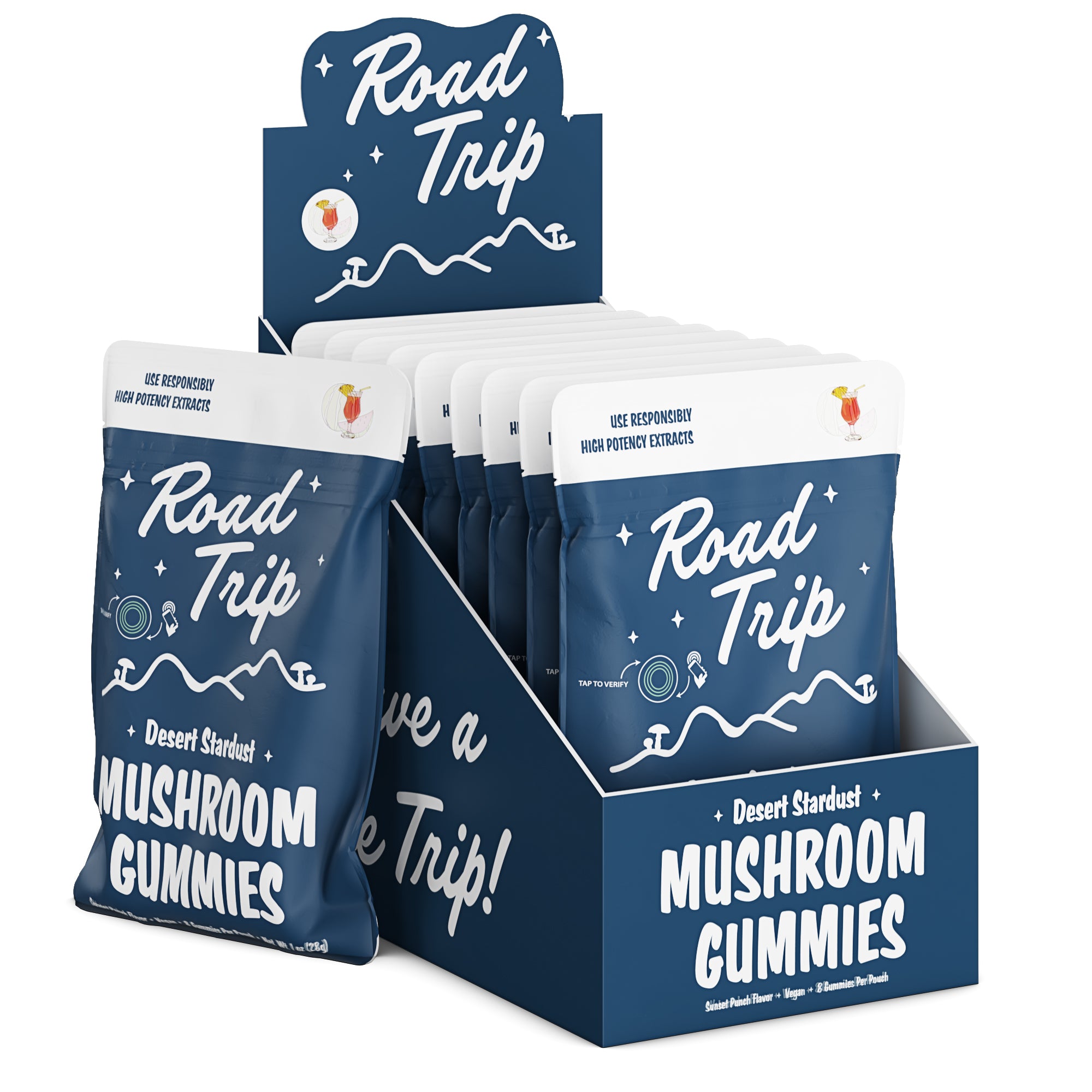 Desert Stardust Magic Mushroom Road Trip Gummies - Sunset Punch Desert Stardust Magic Mushroom Road Trip Gummies - Sunset Punch