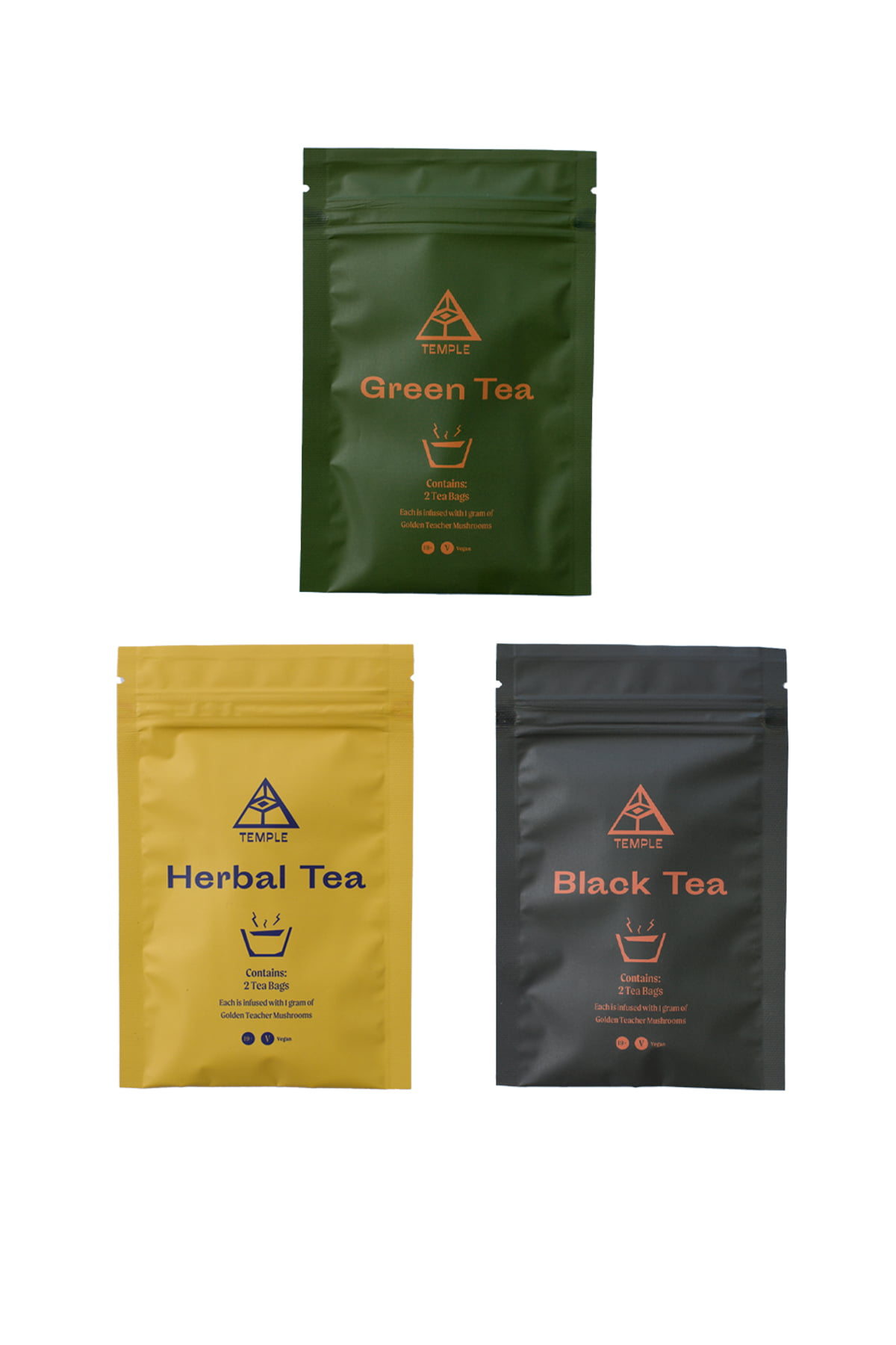 Temple Magic Mushroom Tea Trifecta Pack Temple Magic Mushroom Tea Trifecta Pack