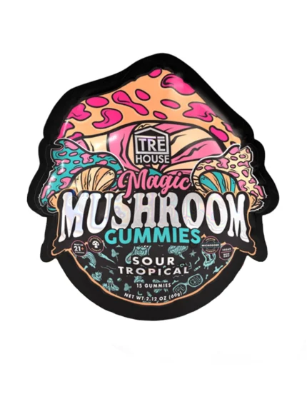 Sour Tropical Tre House Magic Mushroom Gummies
