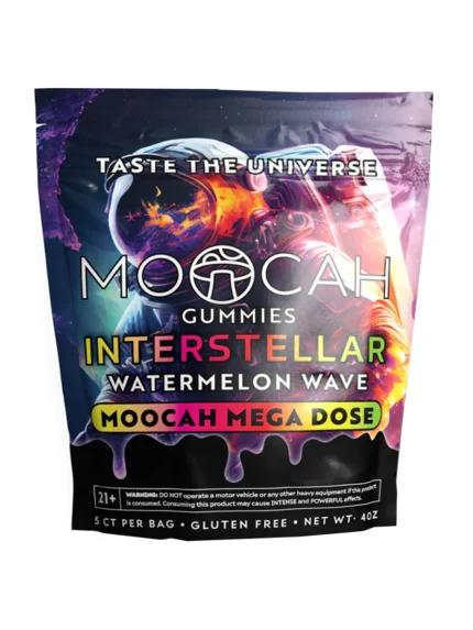 Watermelon Wave Moocah Mega Dose Mushroom Gummies 5ct