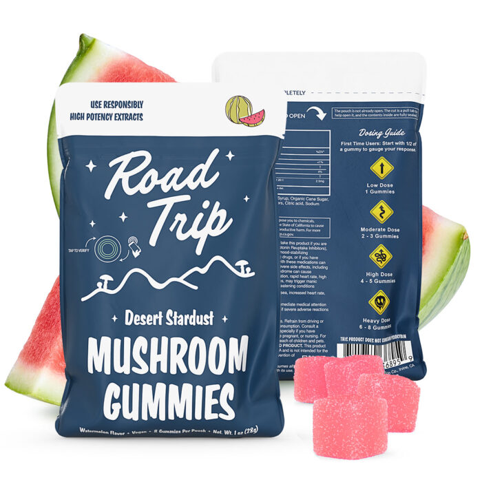 Desert Stardust Magic Mushroom Road Trip Gummies - Watermelon