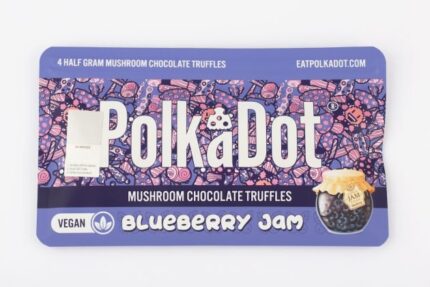 PolkaDot Blueberry Jam Truffles