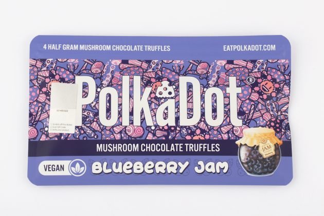 PolkaDot Blueberry Jam Truffles