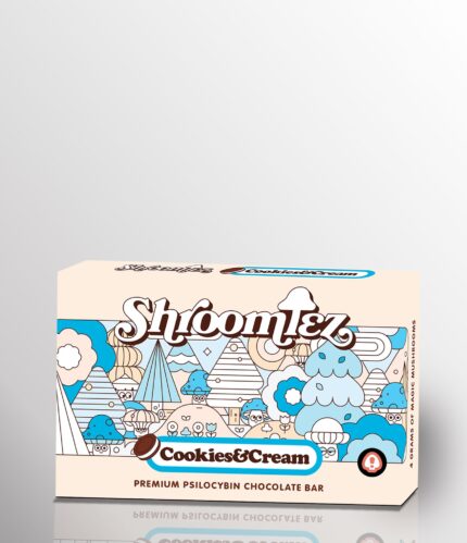 Shroomiez Cookies & Cream Mushroom Chocolate Bar - 4g Psilocybin