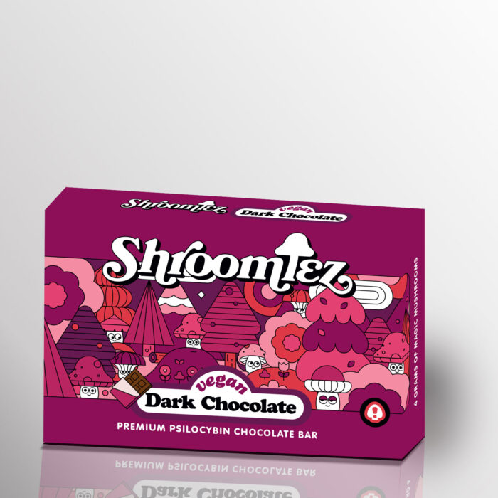 Shroomiez Vegan Dark Mushroom Chocolate Bar - 4g Psilocybin Shroomiez Vegan Dark Mushroom Chocolate Bar - 4g Psilocybin