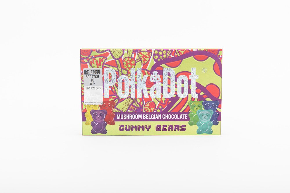 PolkaDot Gummy Bears Chocolate Bar PolkaDot Gummy Bears Chocolate Bar