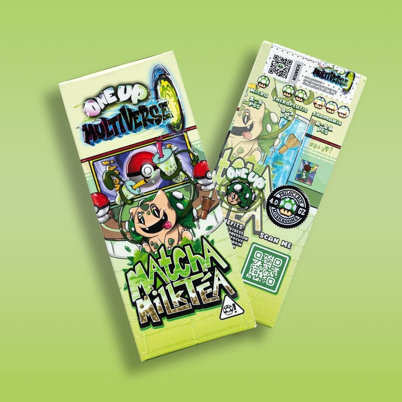 One up Multiverse Matcha Milk Tea One up Multiverse Matcha Milk Tea