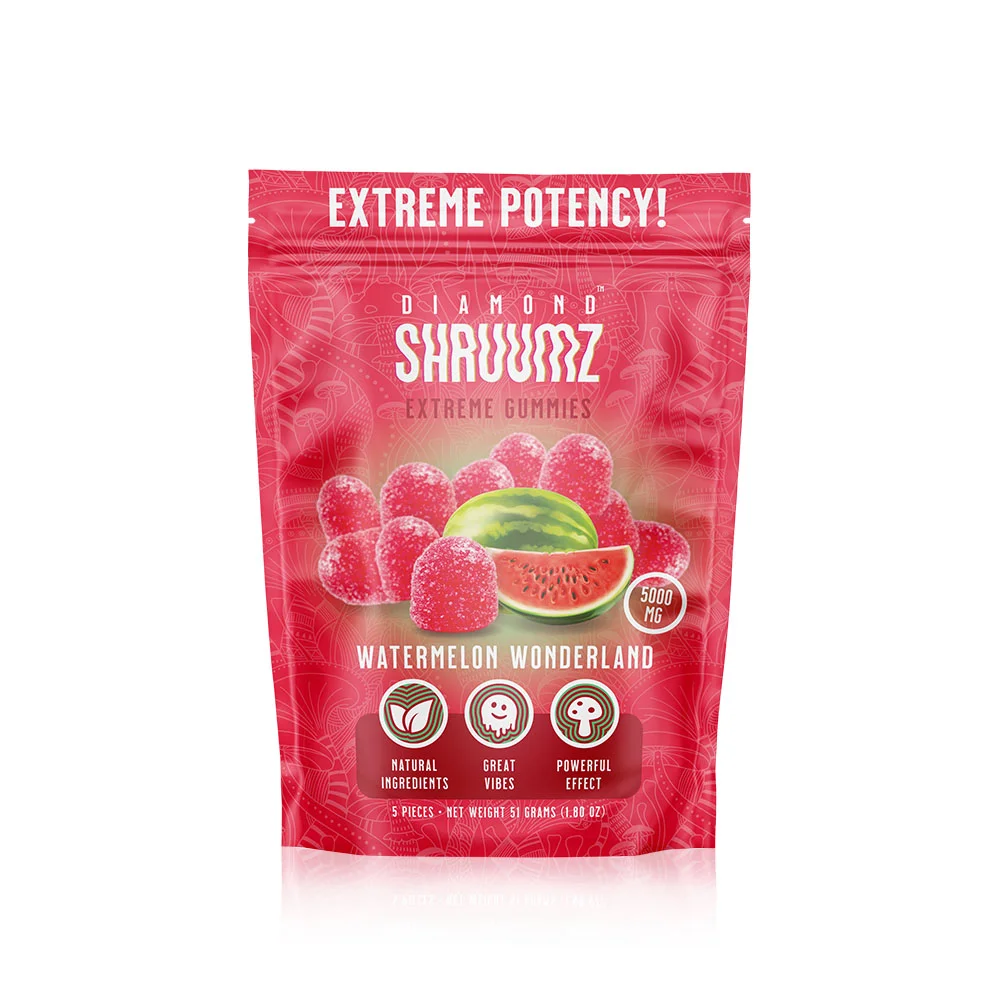 Watermelon Wonderland Shruumz Gummies | 5pcs Watermelon Wonderland Shruumz Gummies | 5pcs