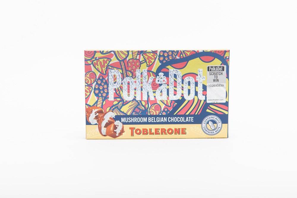 PolkaDot Toblerone Chocolate Bar PolkaDot Toblerone Chocolate Bar